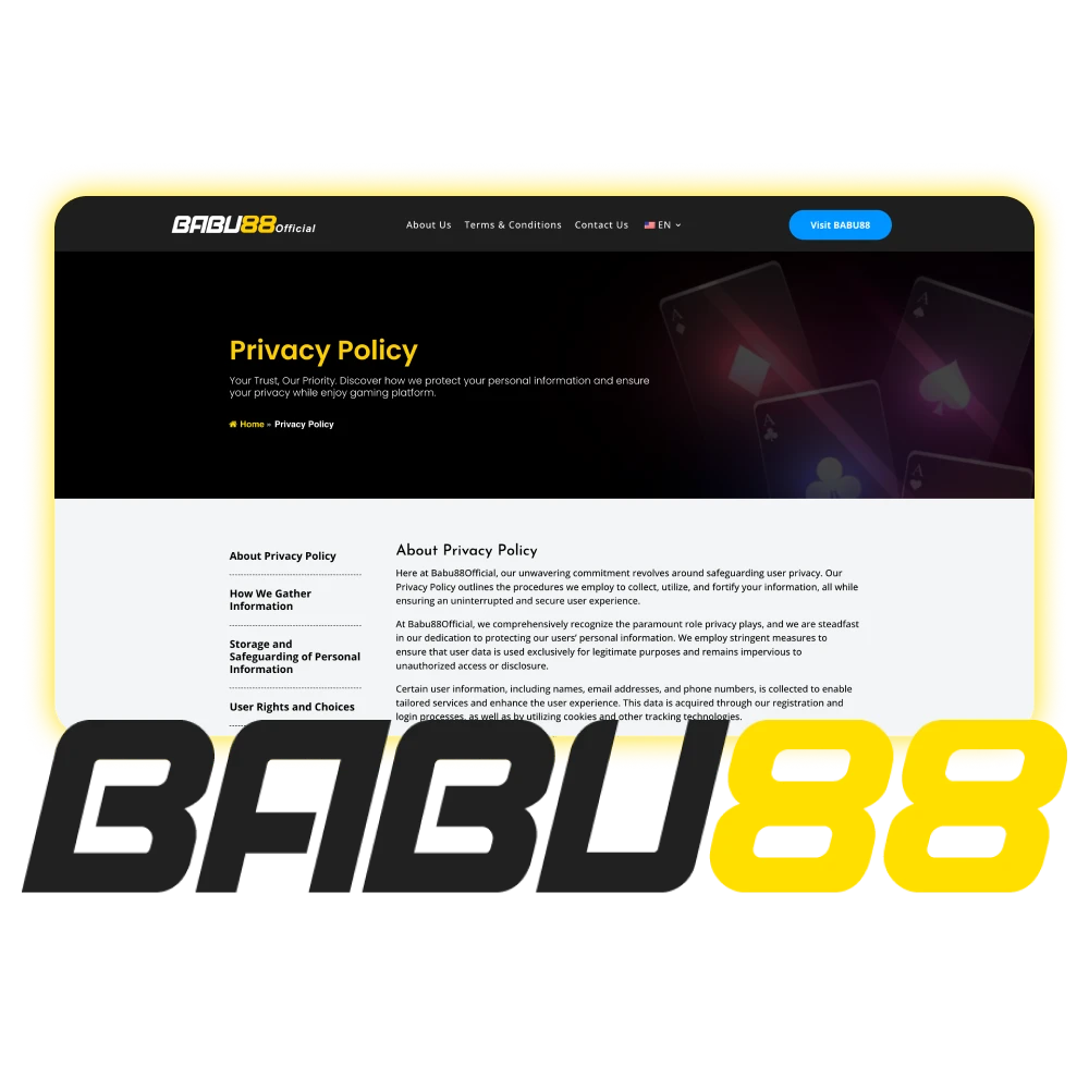 Read the Babu88 privacy policy and agree to its terms.